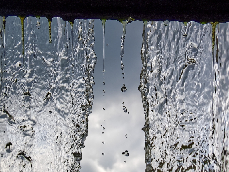 Watergordijn, update + zwart-wit